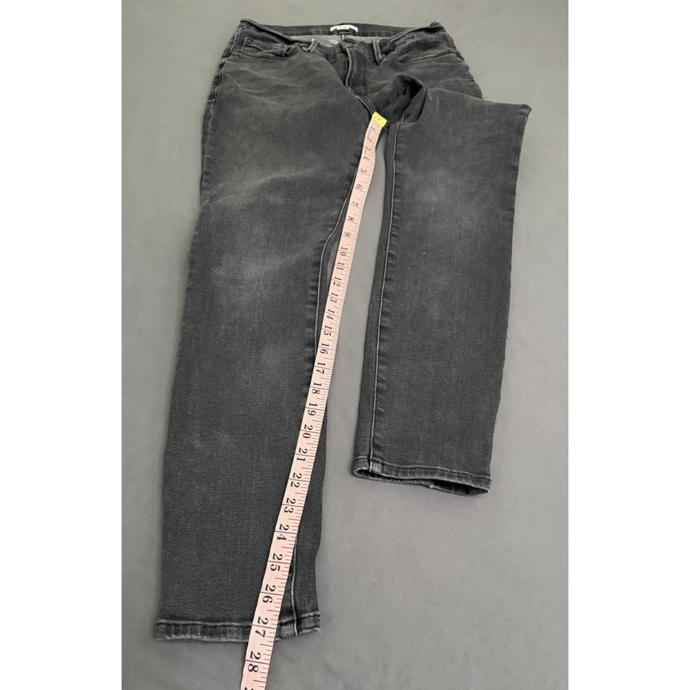 Good American Skinny Jeans Women's Size 8/29 Black‎ Denim Wash Mid Rise Stretch - Picture 6 of 10